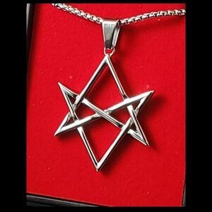 Sigil occult jewelry unicursal hexagram